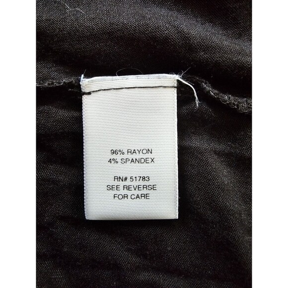 Maurices Tunic Womens Black Open Front Tunic Size Small - Picture 6 of 7